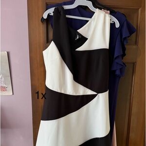 Black and white dress